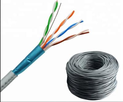 China Networking 4pair 23awg 500Mhz PVC or LSZH or PE Jacket Network Cable LAN Cable FTP SFTP UTP CAT5 Indoor Cable for sale