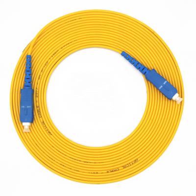 China High Quality FTTH SC SC SM Simplex Fiber Optic Patch Cable Patch Cord With SC/UPC - SC/UPC APC UPC Connectors for sale