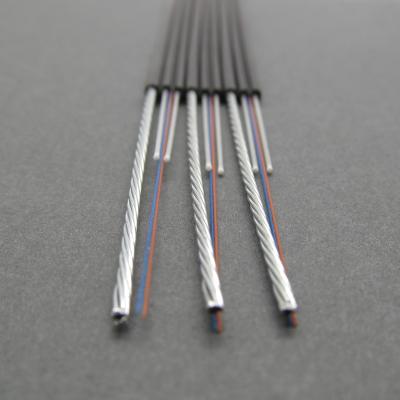 China Outdoor Single Mode FTTH Outdoor Figure 8 2 Core Fiber Optic Drop Cable ADSS Aerial Dielectric Fiber Optic Cable for sale