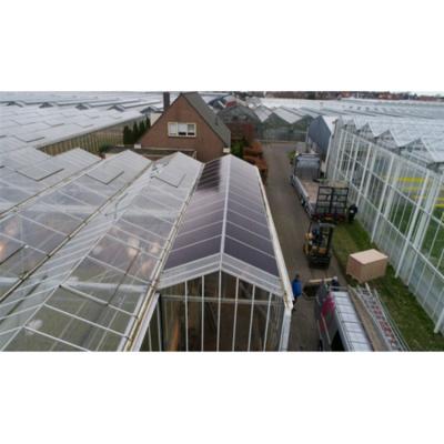 China Super Strong Durable Solar Greenhouse In Greenhouses Solar Hydroponic System Vertical Glass Greenhouse for sale