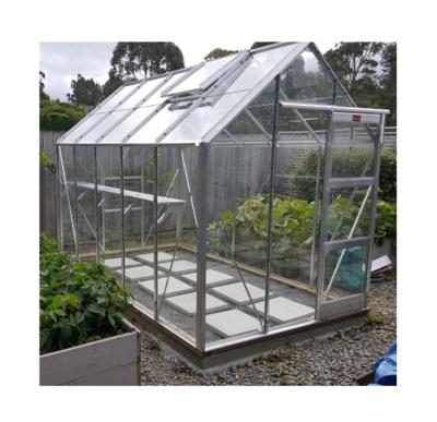 China Keep Warm And Grow In The Garden Aluminum Mini Garden Greenhouse Mini Excavator Garden Greenhouse For Greenhouse for sale