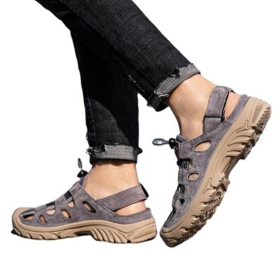 China Hot Sale High Quality Flat Hole Beach Shoes For Men's Sandals for sale