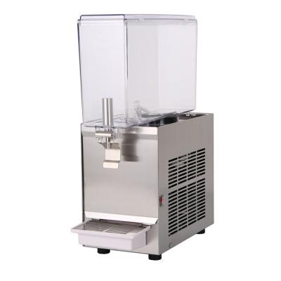 Китай Hot cold double temperature 2tanks used juice commercial cold drink dispenser продается