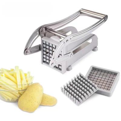 China Viable Manual Vegetable Tools Potato Chips Cube Slicer Stainless Steel Potato French Fries Cutter Potato Slicer for sale