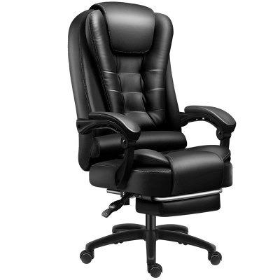 China (Size) High-Back Boss Leather Single Adjustable Luxury Office Chair with Massage Function for sale