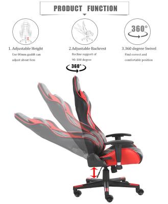 China New High Back Low Price Extreme Gamer PC Gaming Chair (Height) Adjustable for sale