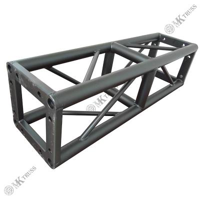 China Outdoor Car Stage Show Truss System Aluminum Square Truss 6082-T6 290mm Bolt & Nut/ Screw Lighting Truss Black Color for sale