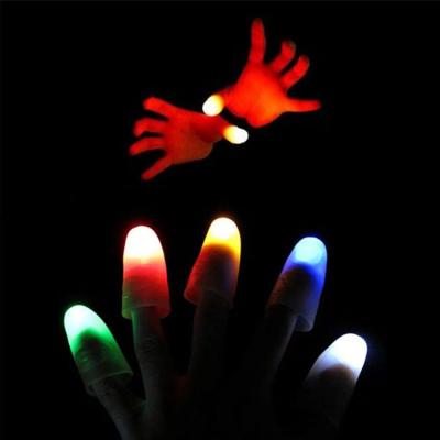 China PVC+LED Magic Light Up Led Finger Thumbs Up Light For Party And Halloween Holiday Finger Lights Led Toy New Fidget Toys Set for sale