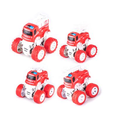 China Hot Sale Toy Powered Car Inertial Fire Ambulance Truck Children's Toy Friction Toy Vehicles for sale