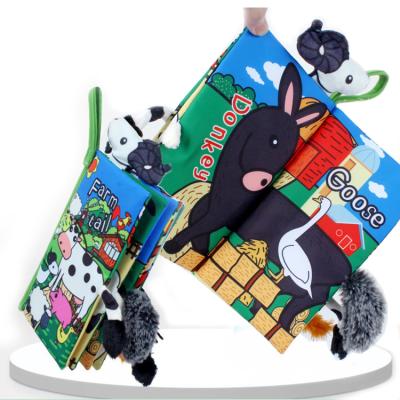 China Hot Selling New Style Toy Factory Wholesale Baby Cloth Tail Cloth Book Baby Books For Toddlers Baby Toys for sale