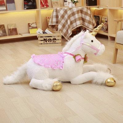 China Plush Sofe Stuffed Plush Toy Horse Cute Animal Kid Toy OEM Photography Props Children Gift Kids Companion Toy Animal Hot Selling Toy for sale