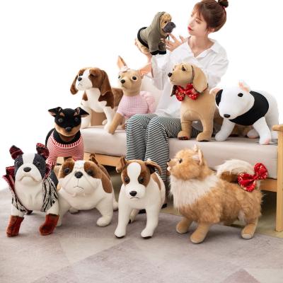 China Hot Selling New Style Dog Plushie Home Decoration Plush Toy Girl Student Favorite Poodle Stuffed Dog Pet Pillow Home Decoration for sale