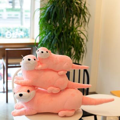 China The plush Toy High Quality Otter Plush Toy Pillows New Style Long rest Toy Animals stuffed animal hot sale for sale