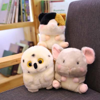 China Elephant Plush Pillow And Plush Toy Factory Wholesale All Kinds Of Animal Pendants Fun Cat And Dog Toy Owl Plush Pillow Stuffed for sale