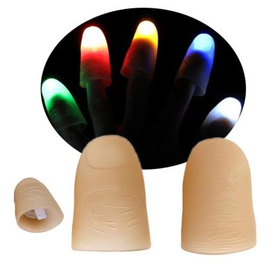 China Night Playing Factory Wholesale Led Finger Lights For Party New Style Kids Luminous Wiggle Person Toys Set Halloween Flashing Toys for sale