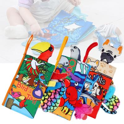 China Hot Selling BB Device Kids Cloth Book Style Baby Book Animals Favorite New Books For Toddlers Baby Toys for sale