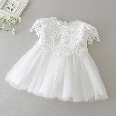 China Breathable Princess Infant Baby Girl Dresses 3 6 12 18 24 Months First Birthday Girl Second Christening Christening Gown Baby Dress for sale