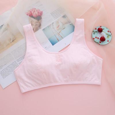 China High Quality Breathable Kids Sports Bras Cotton Training Bra Girls Puberty Underwear Girls Young Boy Bra for sale