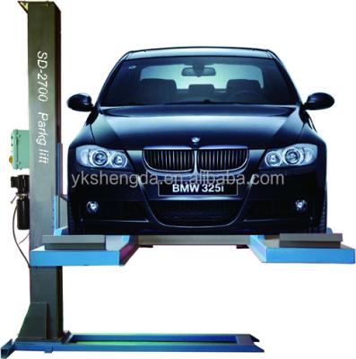 China Workshop Or Home Hydraulic Single Post Parking Car Repair Lift SDK-2700 for sale