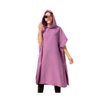 China Viable Logo Changing Hooded Beach Towel Surf Quick Dry Custom Poncho For Women for sale