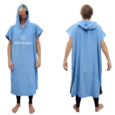 China High Quality OEM Colors Logo Ponchos Long Lasting Surf Towel QUICK DRY Surfing Poncho Towels for sale