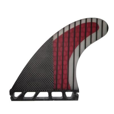 China Unisex Exquisite Half Carbon Fiber Material Performance Surfing Fin for sale