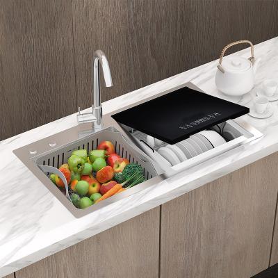 China China Manufacturer Black Stainless Steel Dishwasher Machine Double Sink Traditional Tableware Lavavajillas for sale