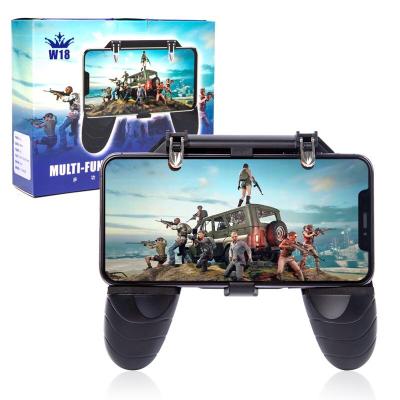 China Hot NEW Selling W18 PUBG Games Game Joystick Handle Mobile Game Trigger Sensitive Shoot And Aim For pubg for sale