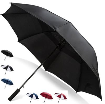 China All In 1 62 / 68 Inch Auto Open Golf Umbrella - Extra Large Vented Waterproof Sturdy Double Canopy Windproof for sale