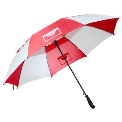 China All In 1 High Quality Wind Proof Heavy Duty Fiber Ball Frame Golf Umbrella for sale