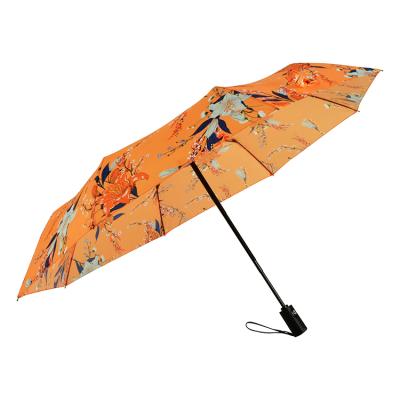 China All In 1 Auto Open Close 3 Folds Umbrella With Full Printing Custom Umbrella No Minimum for sale