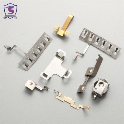 China No Burrs Socket Battery Copper Flat Product Brass Plate Spring Connector For Stamping for sale