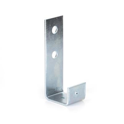 China Custom Stamping V Shaped Steel Brackets Metal J Shelf Y Bracket BRK-022 for sale