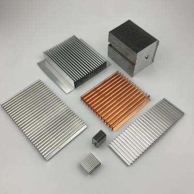 China Custom Aluminum Copper Stamping Heatsink OEM Heatsink Parts Electronics Plate Heatsink for sale