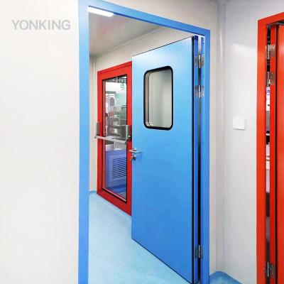 China Hermetic Swing Door Medical Laboratory Fire Protection Hospital Swing Door For Hospital Air Tight for sale