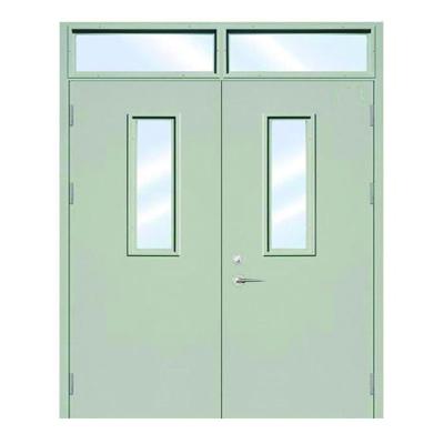 中国 Modern Listed Fire Protection Style Double Leaf Safety New Emergency Exit Metal Door Fire Rated Steel Door 販売のため