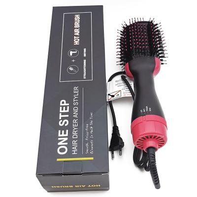 China High Quality Electric Hair Dryer/Straightener/Curler One Step Hair Dryer Straightener Brush for sale