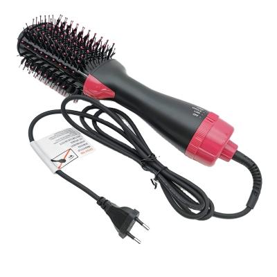 China Negative Ion One Step Hair Dryer Hot Air Hair Styler 1000w Nylon Hair Straightener Brush Hair Dryer/Straightener/Curler for sale