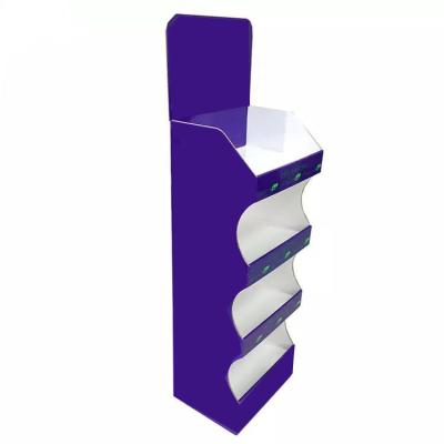 China Custom Pop Display Custom Cardboard Stands Cardboard Display Rack Custom Peep Cardboard Shelf Display for sale