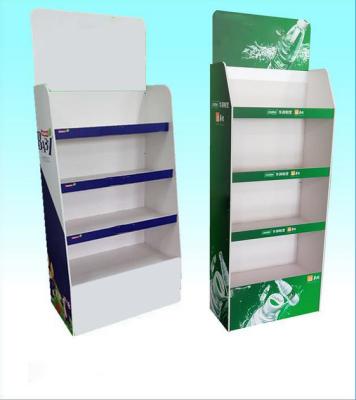 China Hot Selling Customized Customize Drinks Show Rack High Quality Cardboard Display Rack Retail Store Display Rack for sale