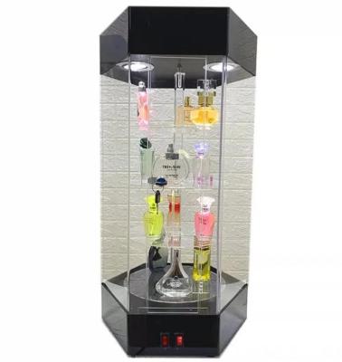 China Stores Custom Retail Shop Nail Display Rack Led Cabinet Led Case Angel Boutique Display Rack Movable Accessory Display Rack for sale