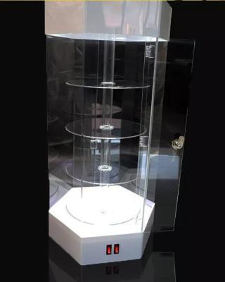 China Shop OneStopImport High Quality Custom Acrylic Retail Store Display Stand Smoke Store Display Rack 360 Degree Rotating Display for sale