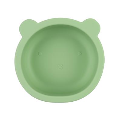 China BPA Free Animal Silicone Suction Bowl Cute Baby Silicone Baby Bowl for sale