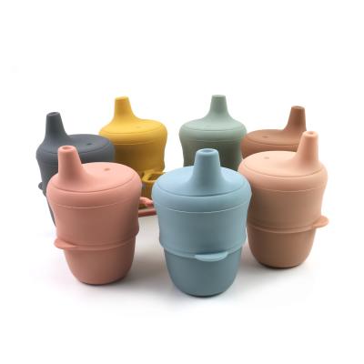 China Wholesale Silicone Free Safe Custom Baby Strap Kids BPA Sippy Cup Sippy Cup For Baby for sale