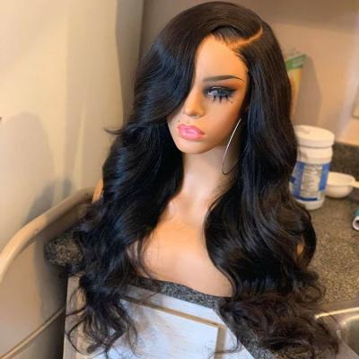 China Body Wave 13X6 Hd Human Hair Full Lace Front Wigs Virgin Human Hair Wigs Cuticle Aligned Hair Wigs for sale