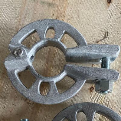 China Modern Scaffolding forged rosette clamp/round ring clamp for sale