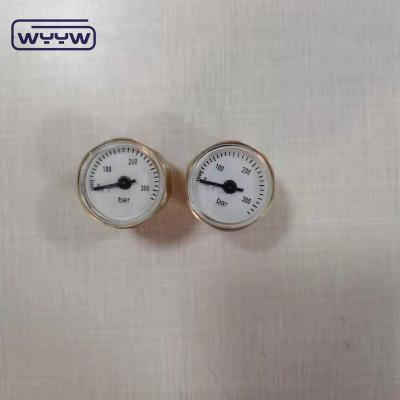 China Small Pressure Gauge 28mm Diameter 315 Brass Bar OEM Brass Manometer for sale