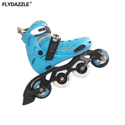 China Big Wheel Honeycomb Aerated Inner Aggressive Inline Speed ​​Powerslide Freeline Gallbladder Integrated Skates For Kids Children for sale