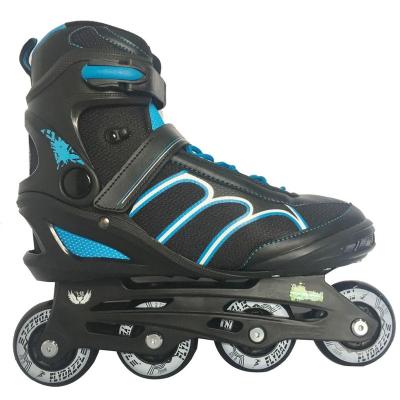 China Outdoor / Indoor Ice Sports New Style Leisure Synthetic Leather Mold Top Roller Inline Skates for sale