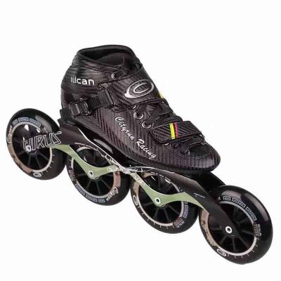 China Professional Inline Racing Speed ​​Skates Fully Professional Ultra-Carbon Fiber Highest Quality Integrated Fashion Skates for sale